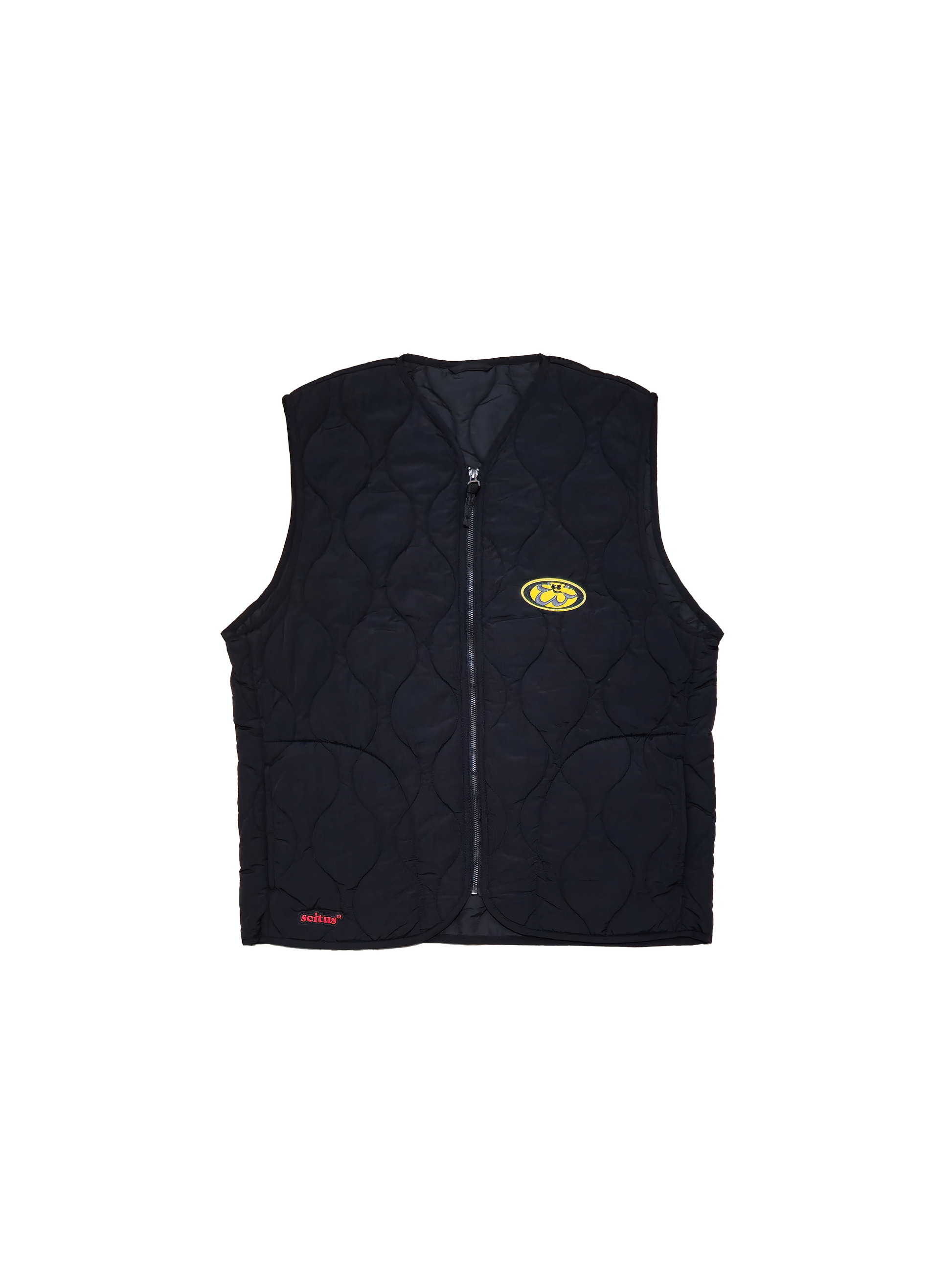 Patchwork Theory Vest (Black)