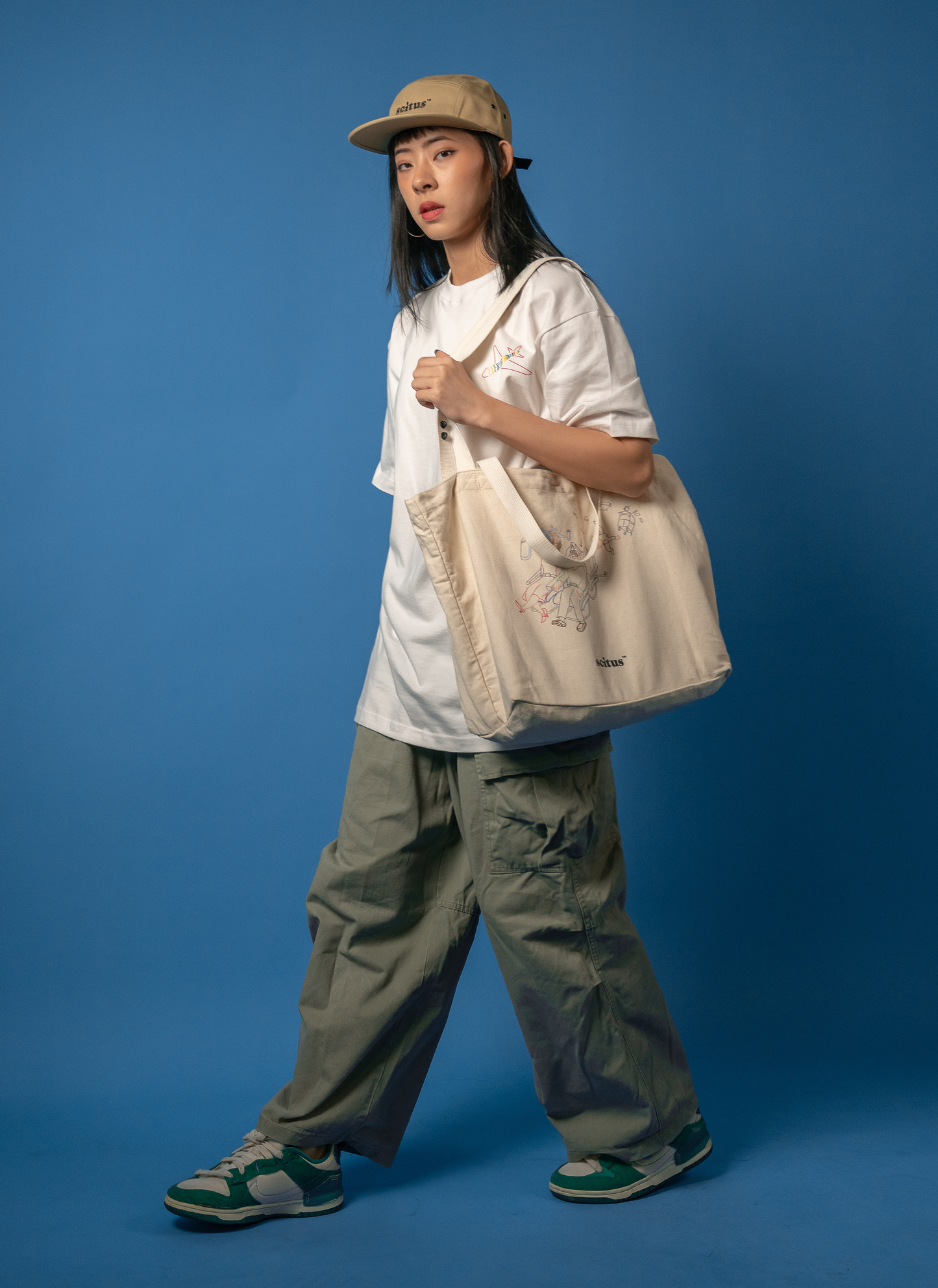 Turbulence Double Handle tote bag