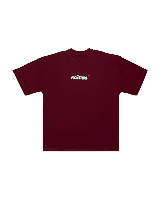 Scitus Wordmark Tee (Maroon)