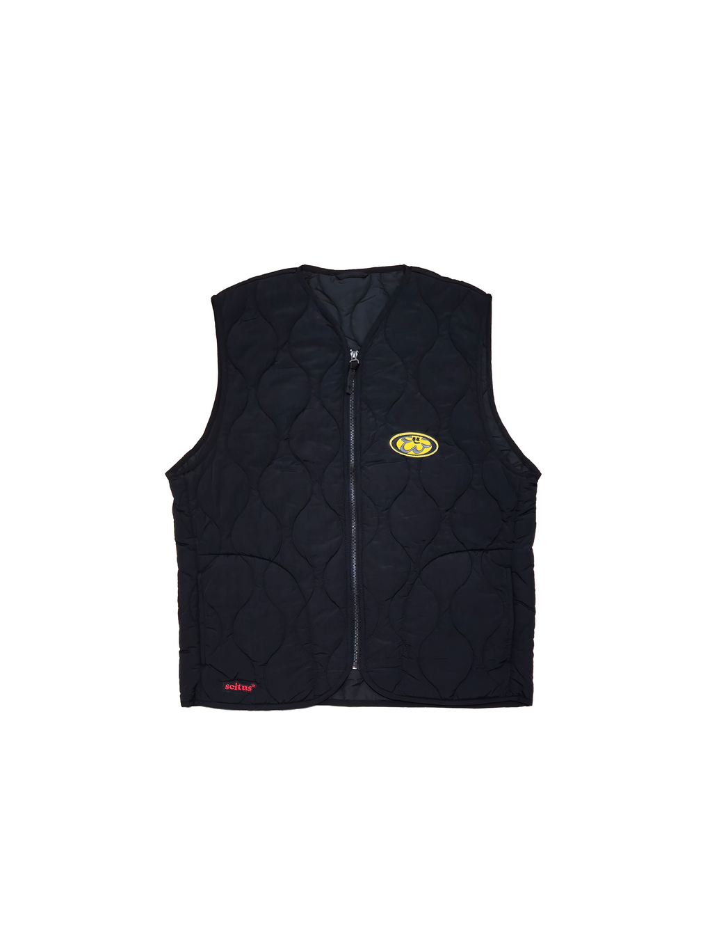 Patchwork Theory Vest (Black)